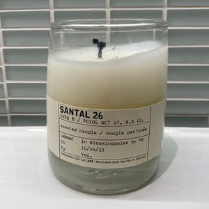 Santal 26 scented candle by Le Labo